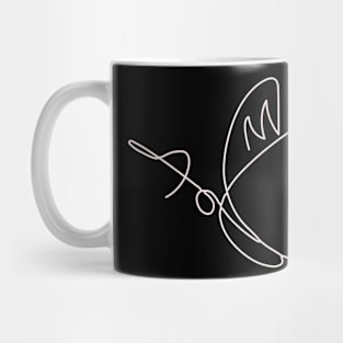 Single Line Art Mug